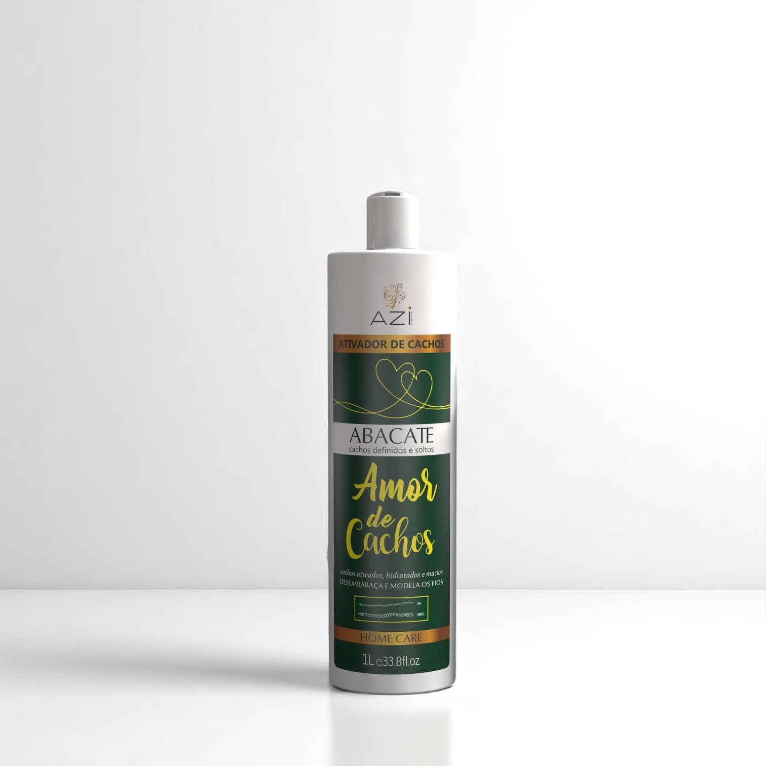 Ativador de Cachos Abacate 1L – Amor de Cachos